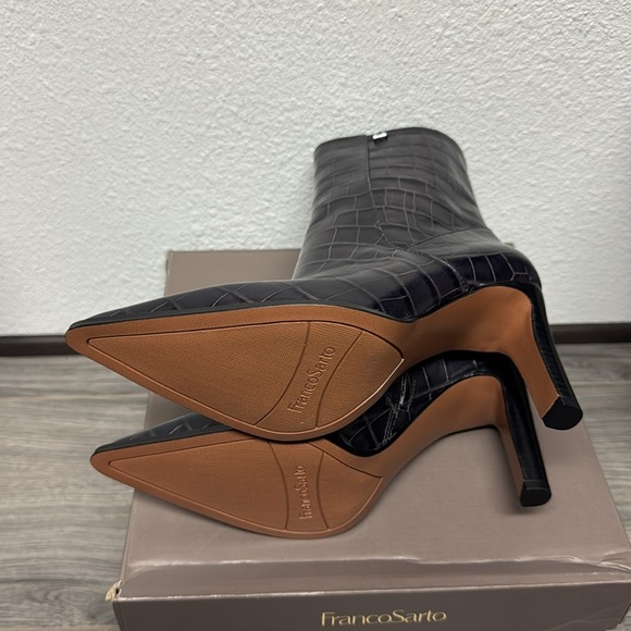 Franco Sarto Appia Bootie Croc Print Leather - Picture 10 of 10